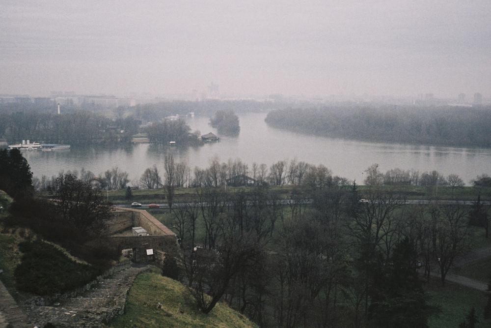 Belgrade vue d'en haut